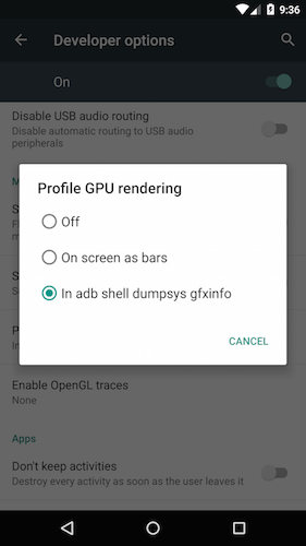 Enable GPU profiling
